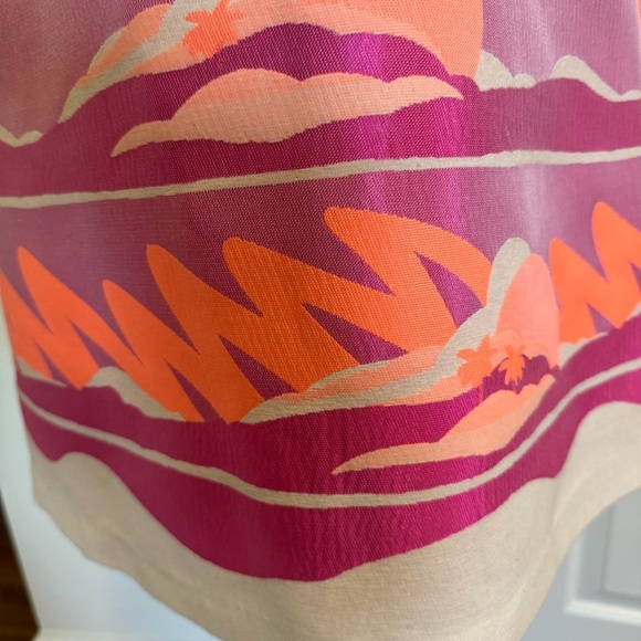 Hutch for Anthropologie Mid Length Open Back Dress Cream Pink Size Small - Picture 3 of 9